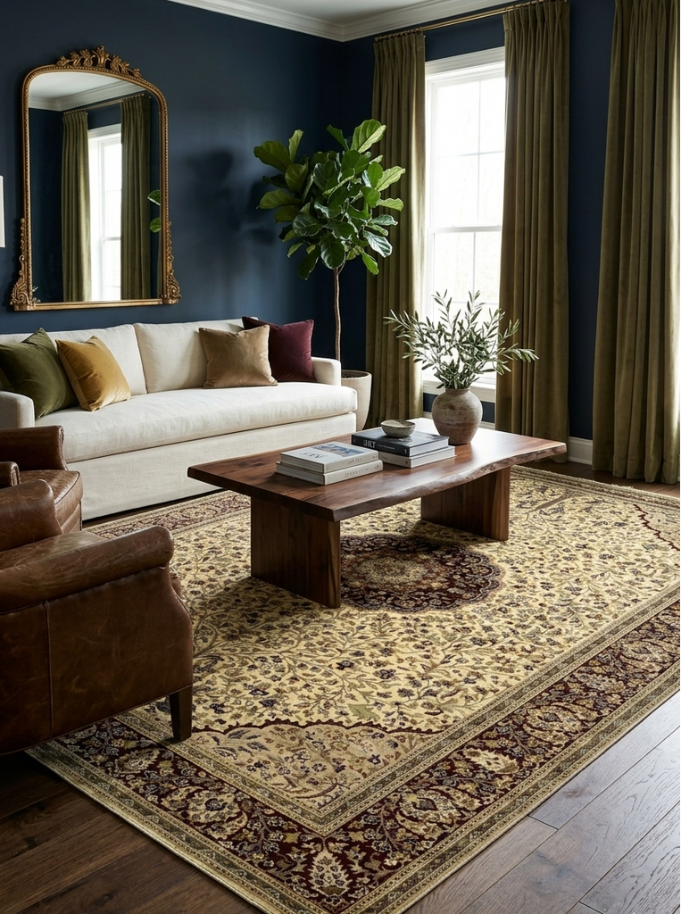 Tree of Life Rug - 6 x 9 ft