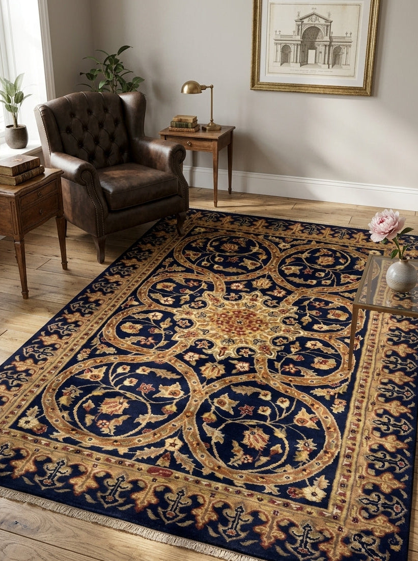 Modern Floral Rug - 4 x 6 ft