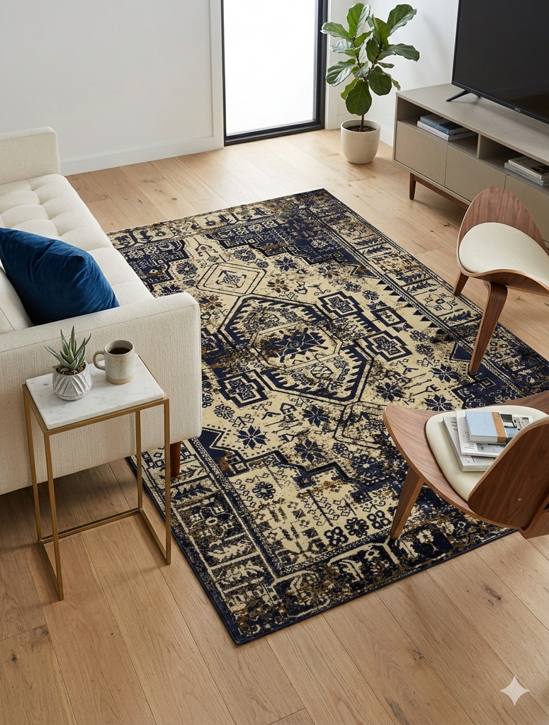 Modern Vintage Rug - 3 x 5 ft - 7164