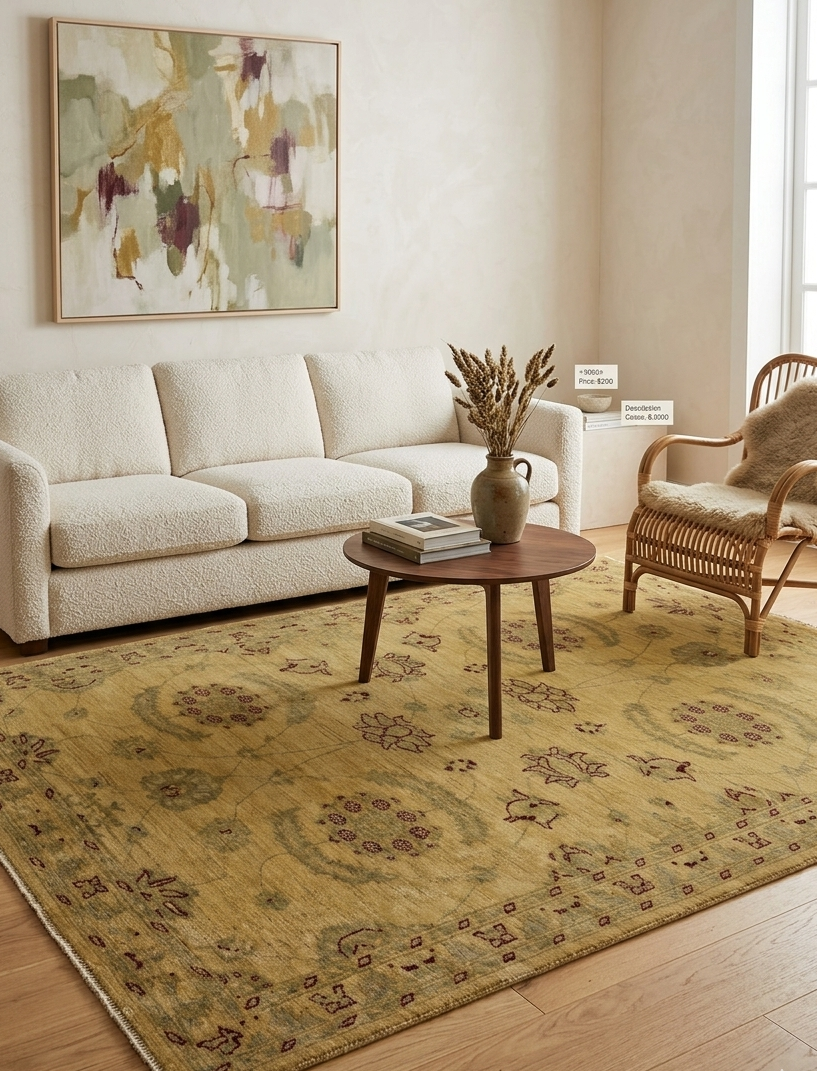 Modern Chobbi Rug - 4.5 x 6.5 ft