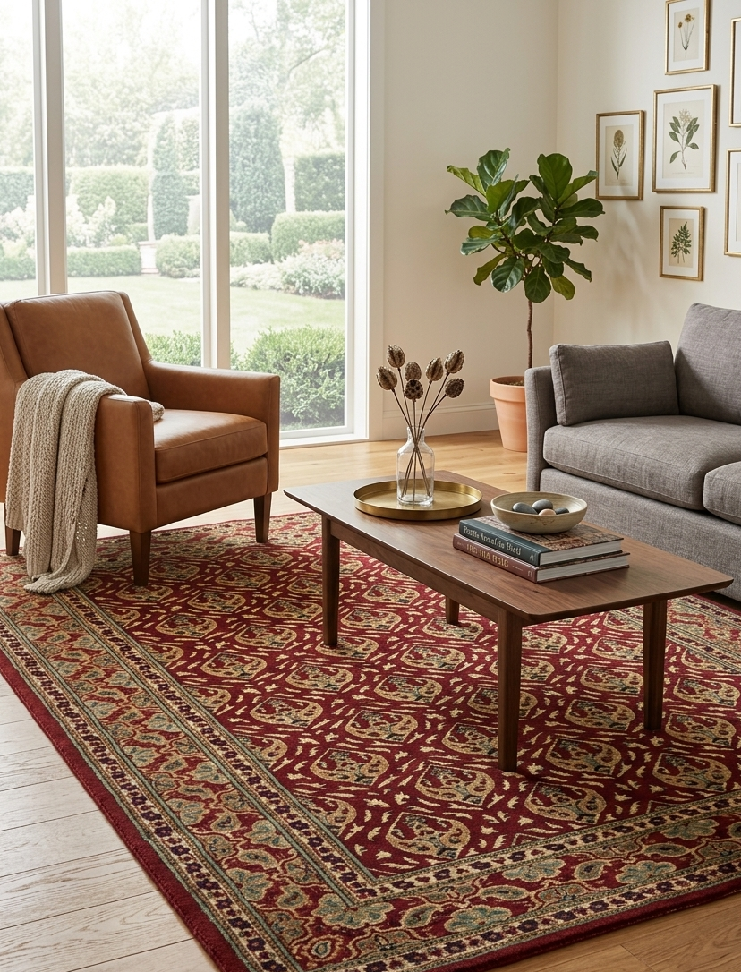Mader-Bacha Rug - 5 x 8 ft