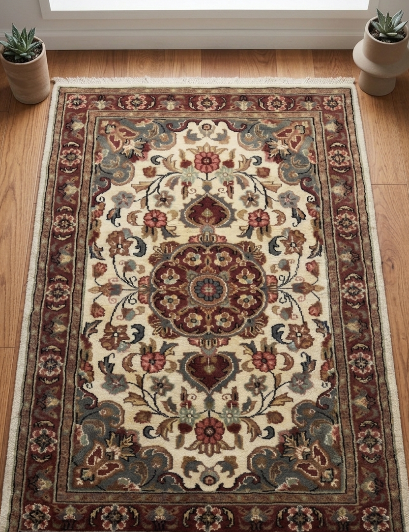 Silky Medallion Rug - 3 x 5 ft
