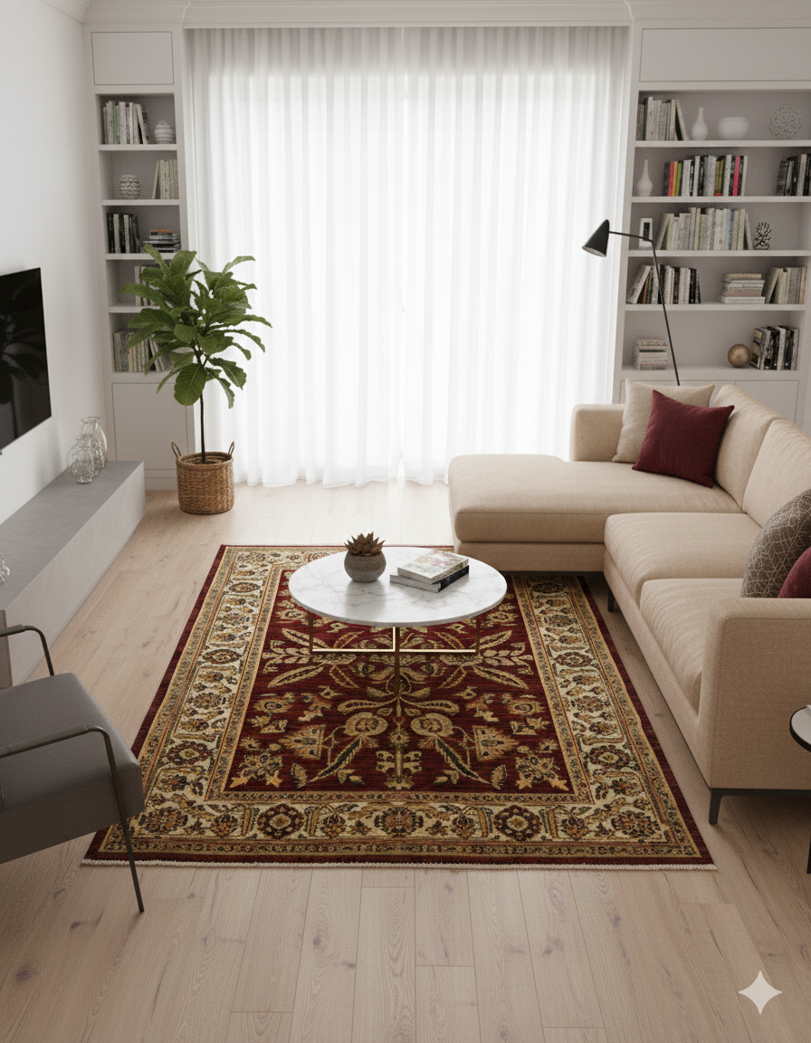 Afghan Chobi Rug - 4.5 x 7 ft