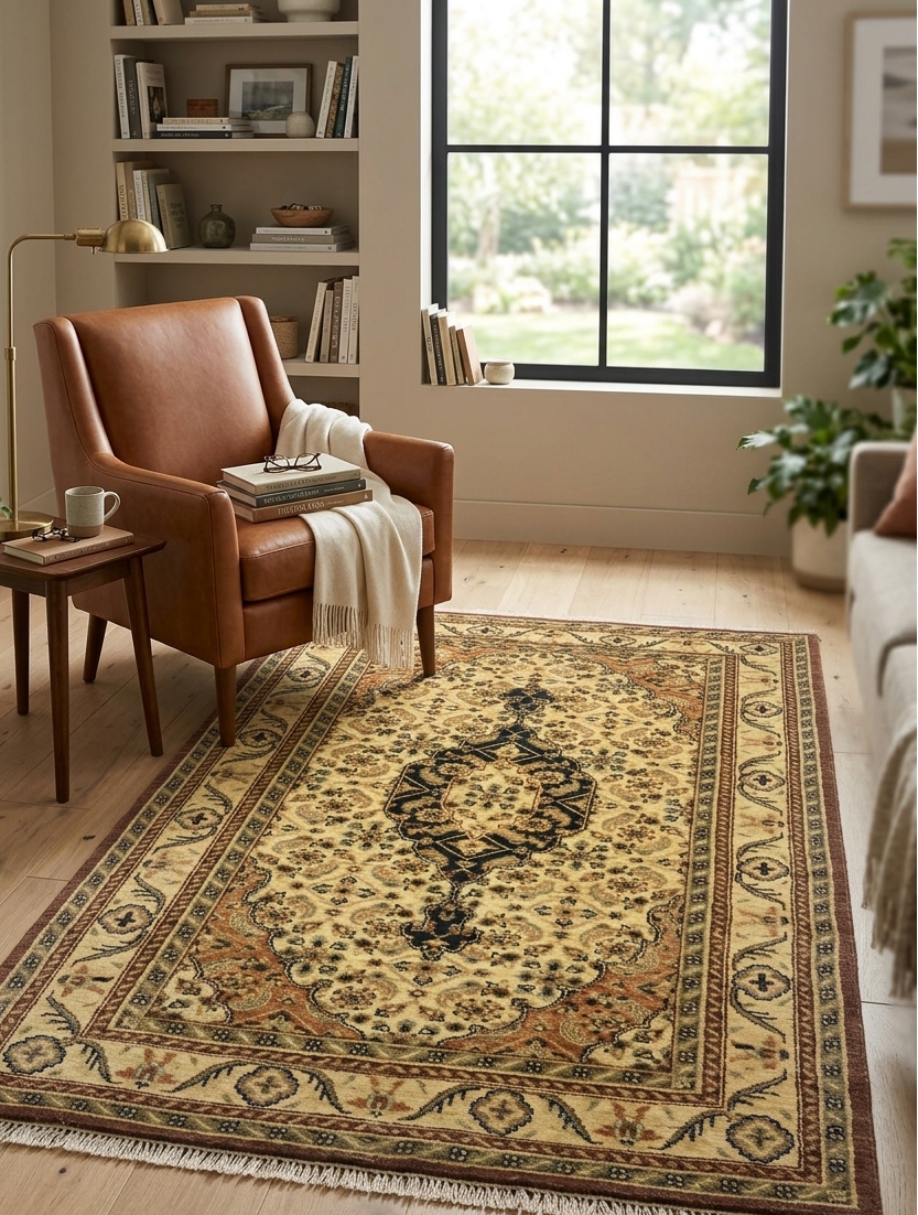 Chobbi Floral Rug - 4 x 6 ft