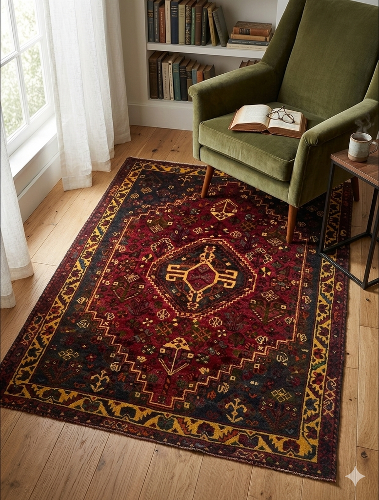 Shirazi Rug - 5 x 4 ft