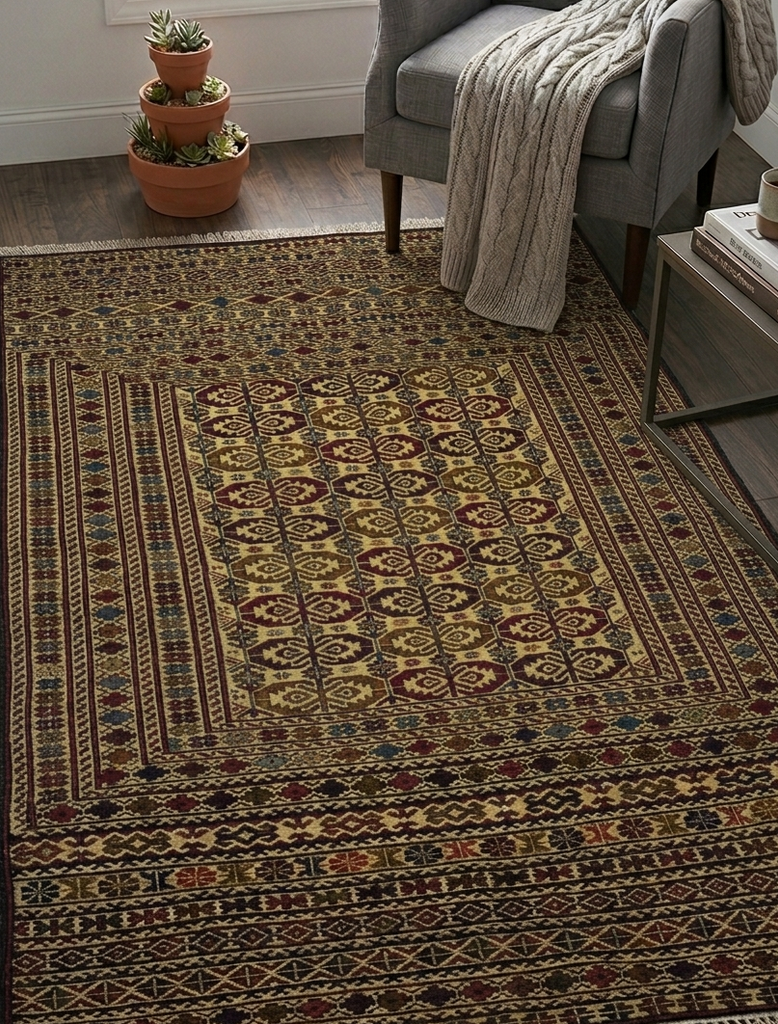 Afghan Soumak Kilm - 3 x 5 ft
