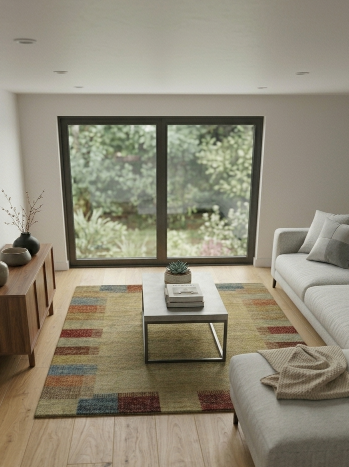 Modern Gabbeh Rug - 8 x 5 ft