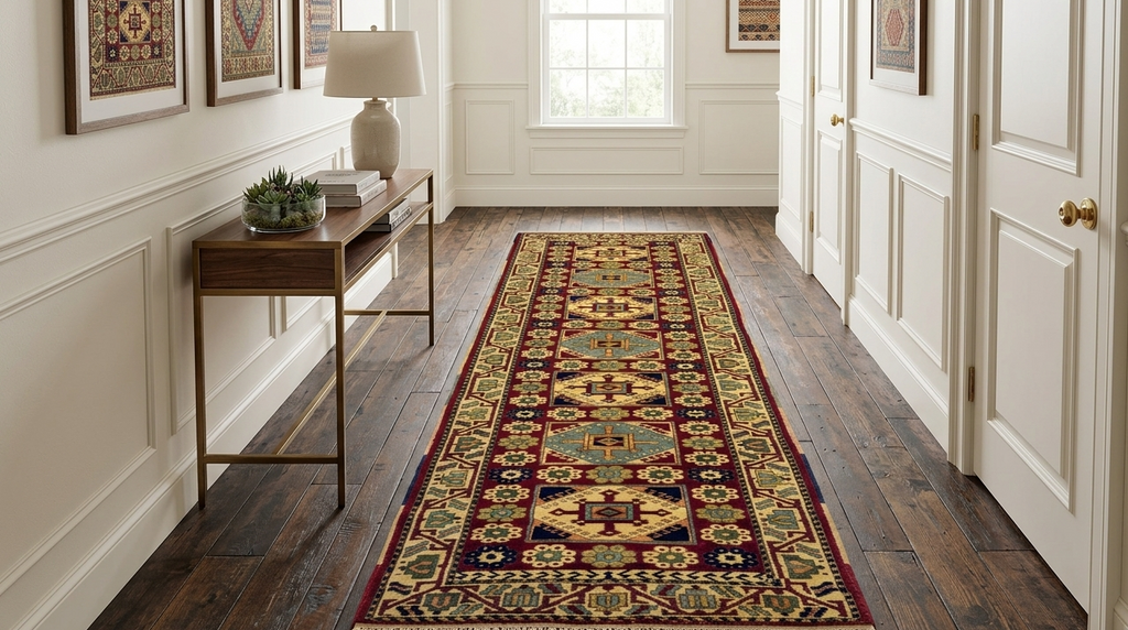 Modern 4-garden Runner - 7 x 2.5 ft
