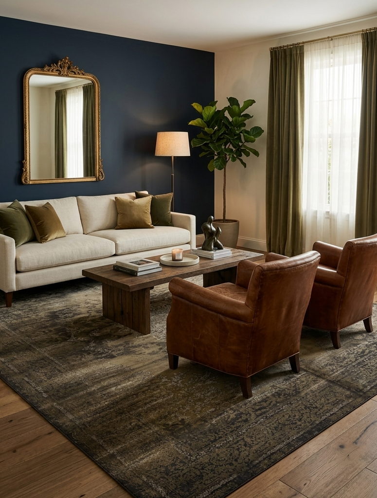 Modern Vintage Rug - 7 x 10 ft