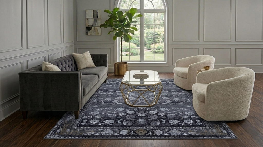 Modern Vintage Rug - 8 x 11 ft