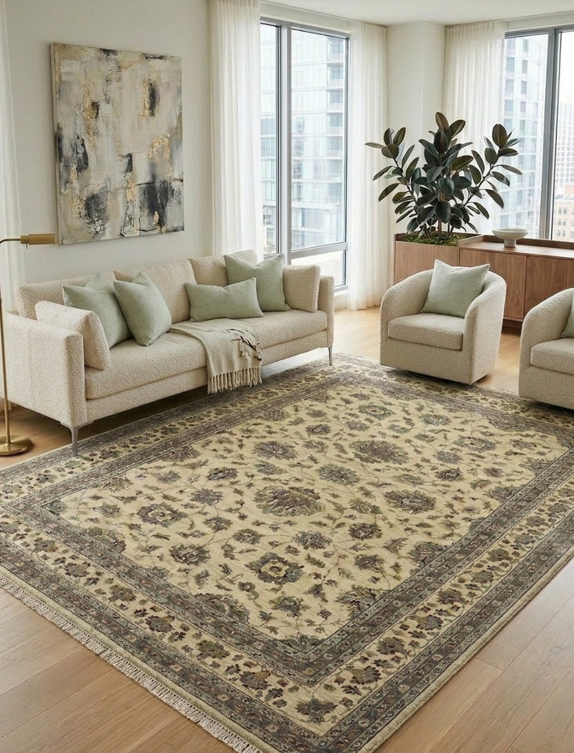 Modern Chobbi Rug - 10 x 8 ft