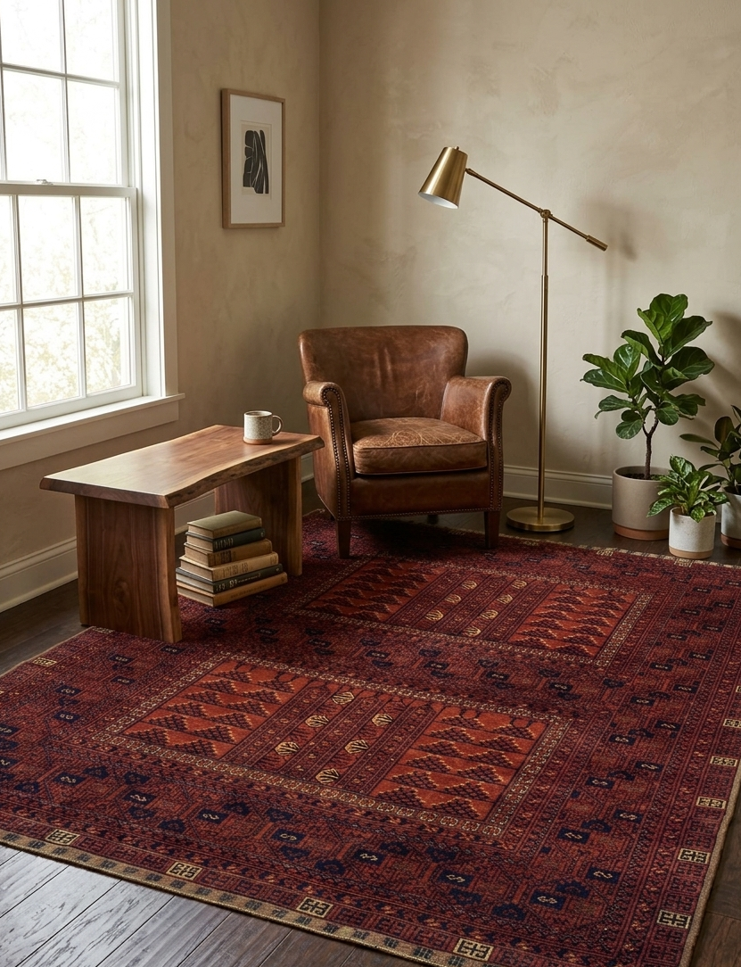Pre-loved Original 'Ensi' Rug - 5 x 6 ft