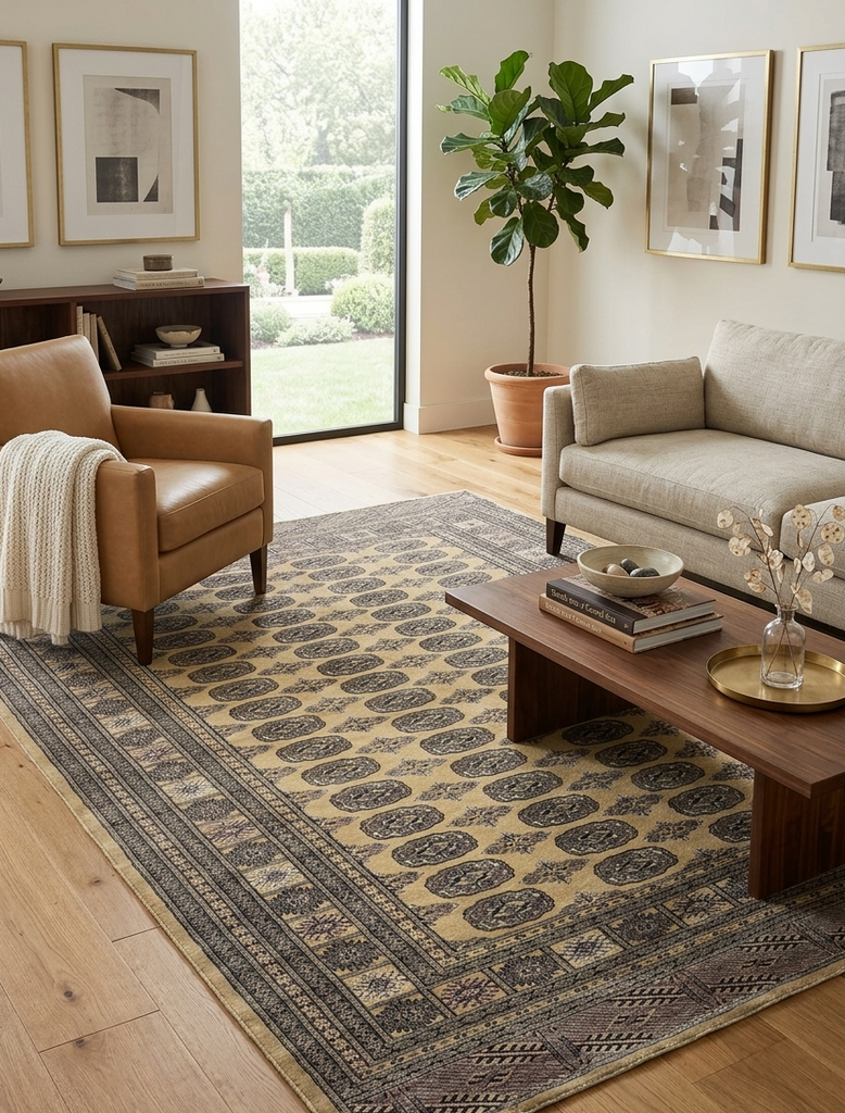 Tekke Gul Rug - 5 x 8 ft