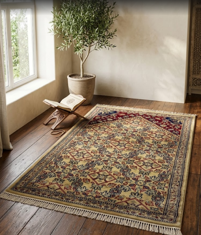 Oriental Prayer Rug - 2.5 x 4 ft