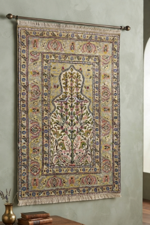 Turkish keysari Silk Rug - 2 x 1.5 ft
